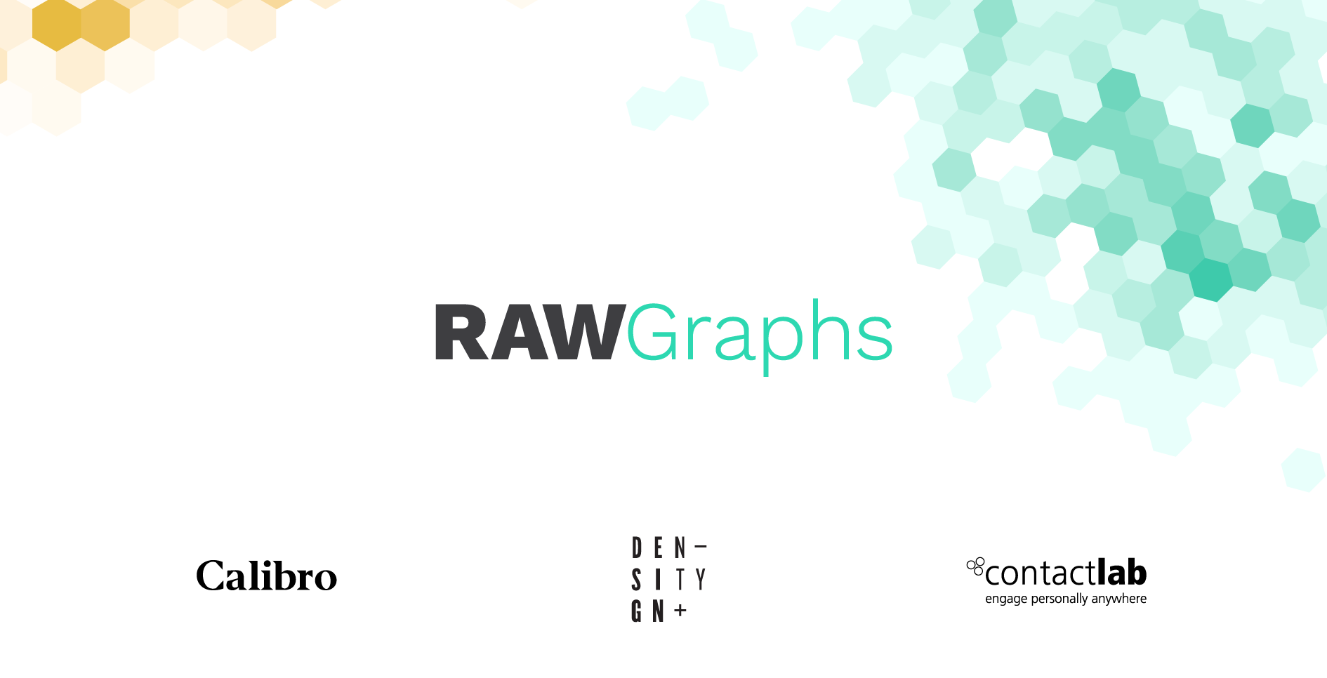 Contactlab, DensityDesign and Calibro working together to create RAWGraphs.